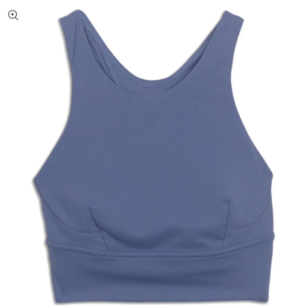 Lululemon Wunder Train Longline Bra *Medium Support* Water Drop sz 4 - Picture 6 of 7